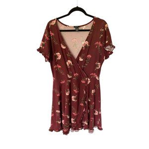 RUE21 Floral wrap dress Size XL